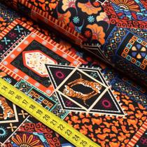 Tecido Estampado para Patchwork - África : Floral (0,50x1,40) Tecido Estampado para Patchwork - África : Floral (0,50x1,40)
