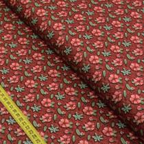 Tecido Estampado para Patchwork - Amizade Verdadeira : Mini Flores Vinho (0,50x1,40) Tecido Estampado para Patchwork - Amizade Verdadeira : Mini Flores Vinho (0,50x1,40)