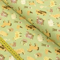 Tecido Estampado para Patchwork - Animais Fazenda Cor 2331 (0,50x1,40)