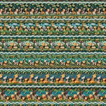 Tecido Estampado para Patchwork - Barrado Safari (0,50x1,50) Tecido Estampado para Patchwork - Barrado Safari (0,50x1,50)