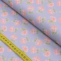 Tecido Estampado para Patchwork - Barrados : Flores do Meu Jardim (0,50x1,40) Tecido Estampado para Patchwork - Barrados : Flores do Meu Jardim (0,50x1,40)