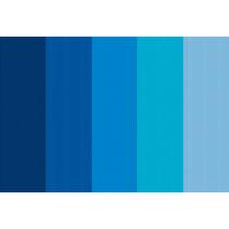 Tecido Estampado Para Patchwork - Basics For All - Faixas De Textura Azul (0,50x1,40)