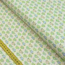 Tecido Estampado para Patchwork - Birdies : Green Little Flowers (0,50x1,40) Tecido Estampado para Patchwork - Birdies : Green Little Flowers (0,50x1,40)