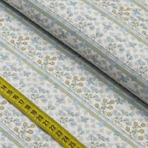Tecido Estampado para Patchwork - Borboletando : Borboletas no Jardim Azul (0,50x1,40) Tecido Estampado para Patchwork - Borboletando : Borboletas no Jardim Azul (0,50x1,40)