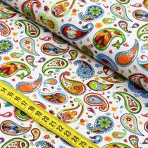 Tecido Estampado para Patchwork - Butterfly : Cashmere Azul (0,50X1,40)