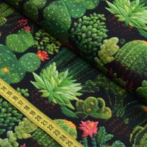Tecido Estampado Para Patchwork - Cactos 5 (0,50x1,50)