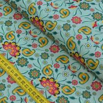 Tecido Estampado para Patchwork - Caleidoscópio: Cristal Pequeno (0,50x1,40)