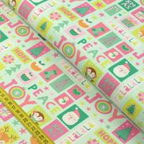 Tecido Estampado para Patchwork - Candy Christmas 09 (0,50x1,40)