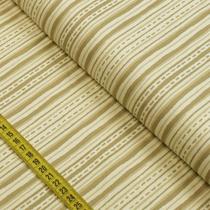 Tecido Estampado para Patchwork - Capadócia : Listrado Bege (0,50x1,40) Tecido Estampado para Patchwork - Capadócia : Listrado Bege (0,50x1,40)
