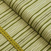 Tecido Estampado para Patchwork - Capadócia : Listrado Verde (0,50x1,40) Tecido Estampado para Patchwork - Capadócia : Listrado Verde (0,50x1,40)