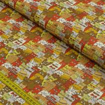 Tecido Estampado para Patchwork - Cat Lovers: Cat 1 (0,50x1,40)