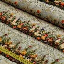 Tecido Estampado para Patchwork - Clube Mais Criativo : Barrados De Galinhas (0,50x1,50)