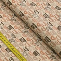 Tecido Estampado para Patchwork - Coffee Break : Xícara de Café (0,50x1,40) Tecido Estampado para Patchwork - Coffee Break : Xícara de Café (0,50x1,40)