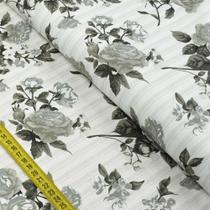 Tecido Estampado para Patchwork - Colorful Provence Rosas Cinza (0,50x1,50) Tecido Estampado para Patchwork - Colorful Provence Rosas Cinza (0,50x1,50)