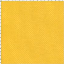 Tecido Estampado Para Patchwork - Composê Poá Amarelo Cor 1608 (0,50X1,40)