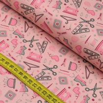 Tecido Estampado para Patchwork - Corte e Costura 2683 (0,50x1,40)