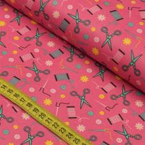 Tecido Estampado para Patchwork - Corte e Costura 2684 (0,50x1,40)