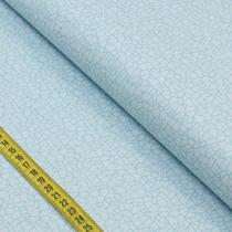 Tecido Estampado para Patchwork - Craquelê : Azul Cristal (0,50x1,40)
