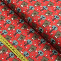 Tecido Estampado para Patchwork - Cute Forest 4 (0,50x1,40) Tecido Estampado para Patchwork - Cute Forest 4 (0,50x1,40)