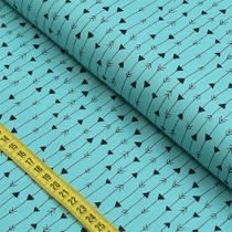Tecido Estampado para Patchwork - Cute Forest : Setas Caribe (0,50x1,40)