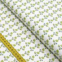 Tecido Estampado para Patchwork - Deep Blue Floral : Mini Floral Stripes (0,50x1,40)