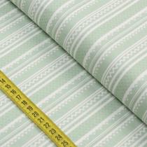 Tecido Estampado Para Patchwork - Doce de Coco : Menta (0,50x1,40)