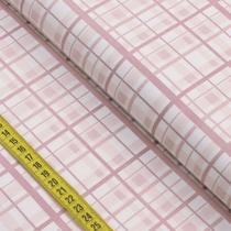Tecido Estampado Para Patchwork - Doce de Coco : Xadrez Rosa (0,50x1,40) Tecido Estampado Para Patchwork - Doce de Coco : Xadrez Rosa (0,50x1,40)
