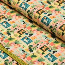Tecido Estampado Para Patchwork - Doguin 1 (0,50x1,50)