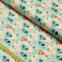 Tecido Estampado Para Patchwork - Doguin 3 (0,50x1,50)
