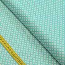 Tecido Estampado para Patchwork - Floral Espanha : Geométrico Circular Acqua (0,50x1,40) Tecido Estampado para Patchwork - Floral Espanha : Geométrico Circular Acqua (0,50x1,40)