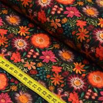 Tecido Estampado Para Patchwork - Flores Bordadas : Flor Bordada 3 (0,50x1,50) Tecido Estampado Para Patchwork - Flores Bordadas : Flor Bordada 3 (0,50x1,50)