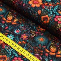 Tecido Estampado Para Patchwork - Flores Bordadas : Flor Bordada 7 (0,50x1,50) Tecido Estampado Para Patchwork - Flores Bordadas : Flor Bordada 7 (0,50x1,50)