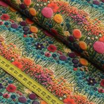 Tecido Estampado Para Patchwork - Flores Campestres Bordadas : Céu de Flores (0,50x1,50) Tecido Estampado Para Patchwork - Flores Campestres Bordadas : Céu de Flores (0,50x1,50)