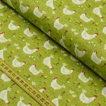 Tecido Estampado Para Patchwork - Galinhas - COR 2632