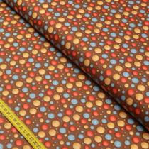 Tecido Estampado para Patchwork - Galinhas Country: Bolas (0,50x1,40)