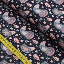 Tecido Estampado Para Patchwork - Galinhas Folk 3 (0,50x1,40) Tecido Estampado Para Patchwork - Galinhas Folk 3 (0,50x1,40)