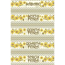Tecido Estampado Para Patchwork - Girassol Cor 2628 (0,50X1,50)