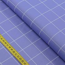 Tecido Estampado para Patchwork - Grid : Xadrez Branco com Fundo Lavanda (0,50x1,40) Tecido Estampado para Patchwork - Grid : Xadrez Branco com Fundo Lavanda (0,50x1,40)