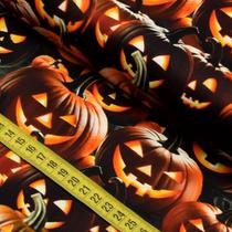 Tecido Estampado para Patchwork - Halloween 2024 : Abobora (0,40x1,50)