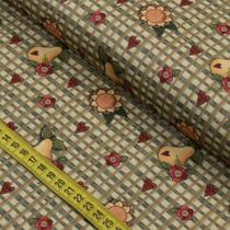 Tecido Estampado para Patchwork - Home Sweet Home : Peras Country (0,50x1,40)