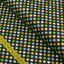 Tecido Estampado para Patchwork - Honey Bee: Multi Dots (0,50x1,40)