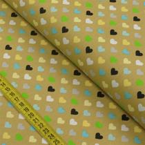 Tecido Estampado para Patchwork - Honey Bee: Multi Hearts (0,50x1,40) Tecido Estampado para Patchwork - Honey Bee: Multi Hearts (0,50x1,40)