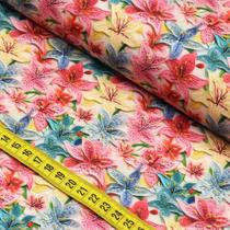 Tecido Estampado Para Patchwork - Honey Flower 5 (0,50x1,50)