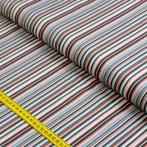 Tecido Estampado para Patchwork - Jardim Florido: Listrado Delicado (0,50x1,40) Tecido Estampado para Patchwork - Jardim Florido: Listrado Delicado (0,50x1,40)