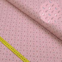 Tecido Estampado para Patchwork - Jardim Florido: Mini Flores Delicadas Rosa (0,50x1,40) Tecido Estampado para Patchwork - Jardim Florido: Mini Flores Delicadas Rosa (0,50x1,40)