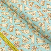 Tecido Estampado para Patchwork - Labrador Cor 2326 (0,50x1,40) Tecido Estampado para Patchwork - Labrador Cor 2326 (0,50x1,40)