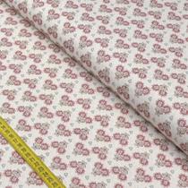 Tecido Estampado para Patchwork - Libélulas: Floral Fundo Bege (0,50x1,40) Tecido Estampado para Patchwork - Libélulas: Floral Fundo Bege (0,50x1,40)