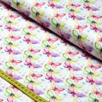 Tecido Estampado Para Patchwork - Magic : Borboleta (0,50x1,50)