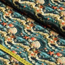 Tecido Estampado Para Patchwork - Maroc 4 (0,50x1,50)
