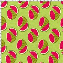 Tecido Estampado para Patchwork - Melan & Cia: Melancias Cortadas (0,50x1,40) Tecido Estampado para Patchwork - Melan & Cia: Melancias Cortadas (0,50x1,40)